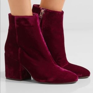Sam Edelman Taye Velvet Burgundy size11